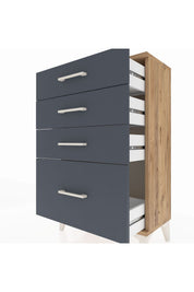 Arges Komodin 4 Çekmeceli 60x30x96 - S14M007V8A
