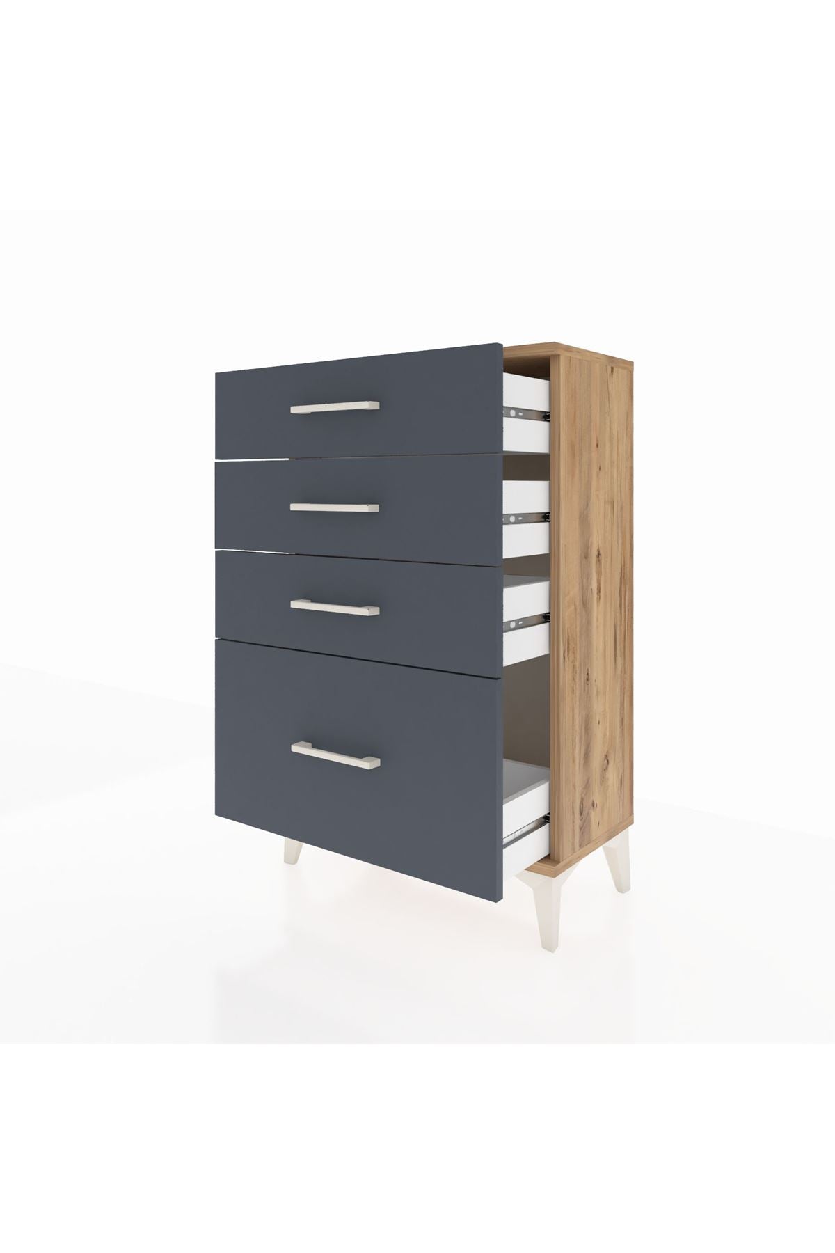 Arges Komodin 4 Çekmeceli 60x30x96 - S14M007V8A