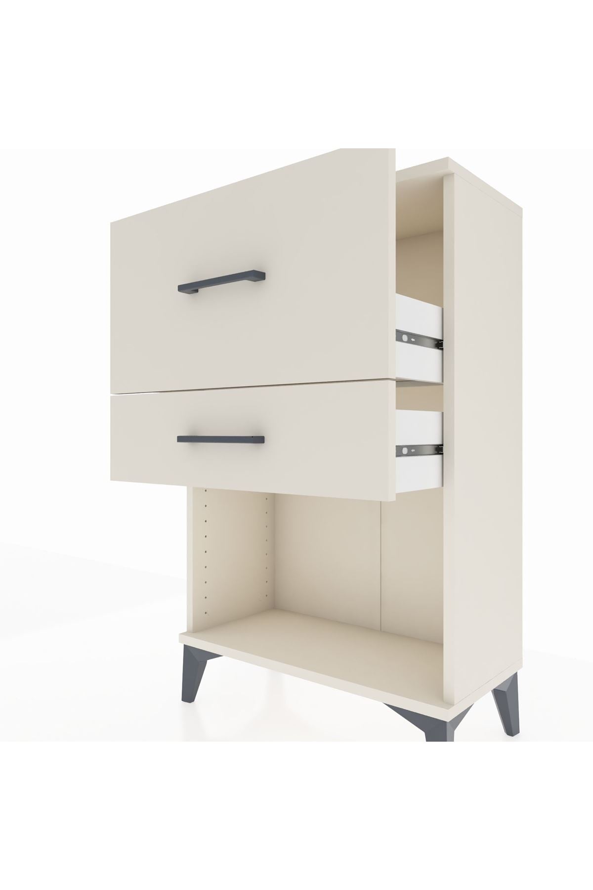 Arges Komodin 2 Çekmeceli 60x30x96 - S14M008V1A
