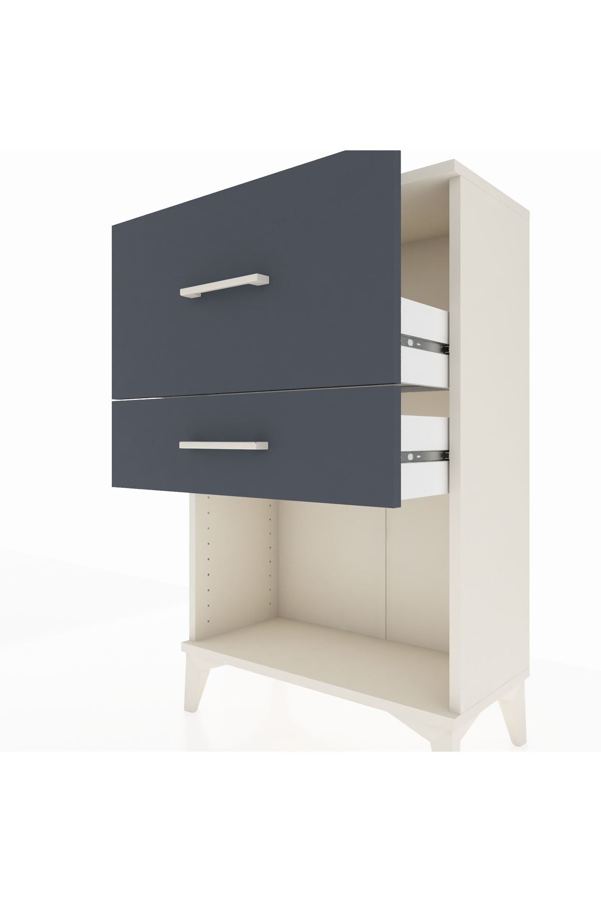 Arges Komodin 2 Çekmeceli 60x30x96 - S14M008V2A