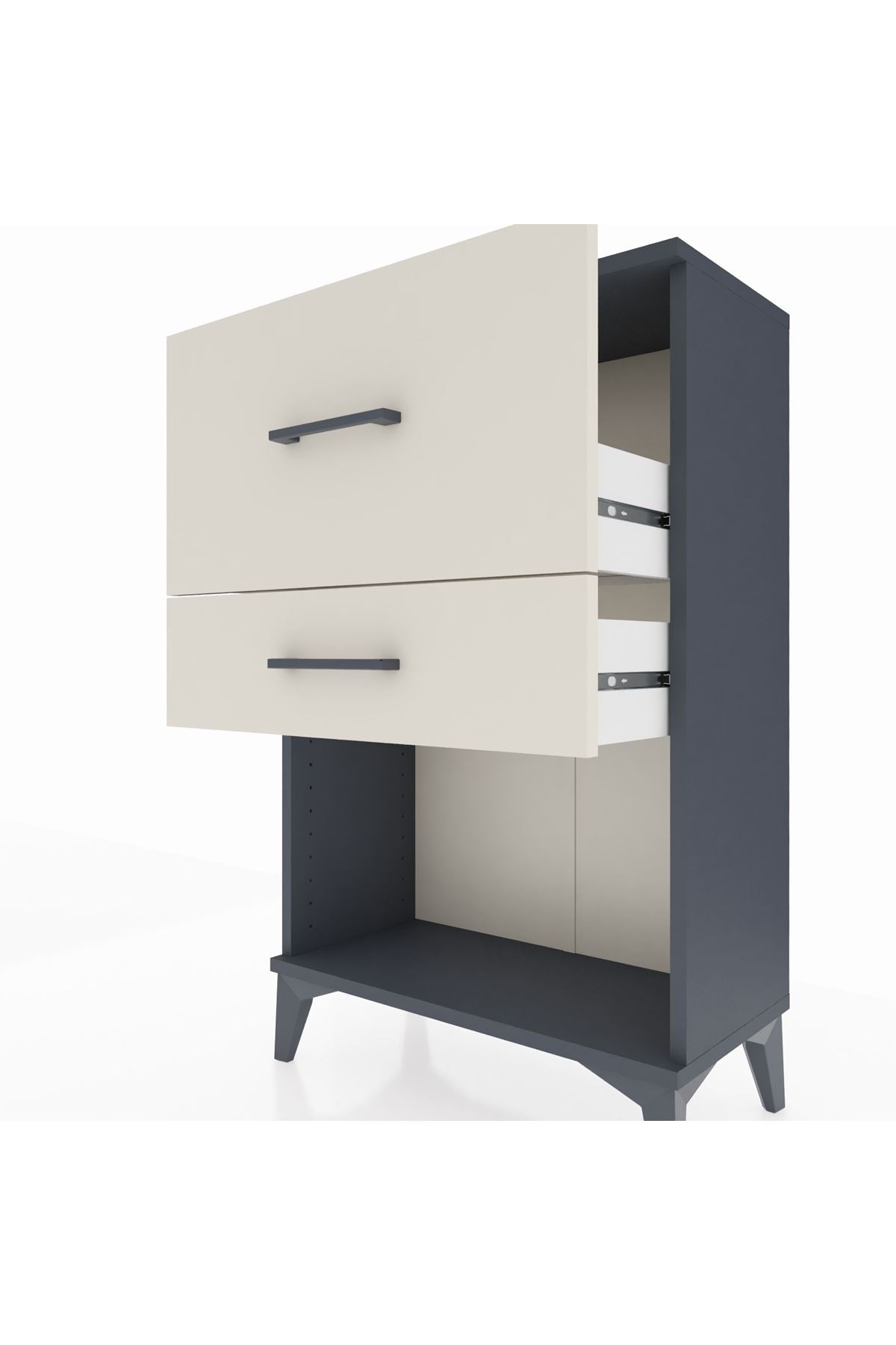 Arges Komodin 2 Çekmeceli 60x30x96 - S14M008V4A