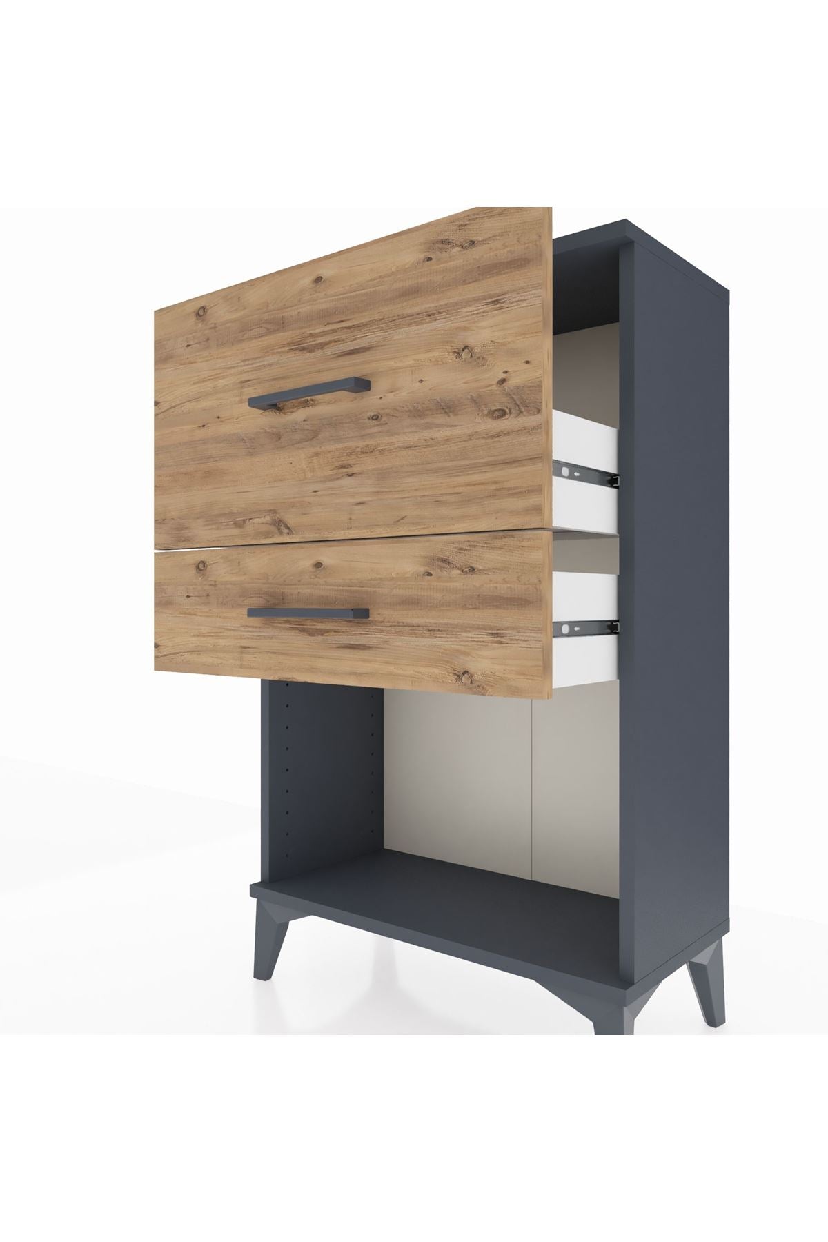 Arges Komodin 2 Çekmeceli 60x30x96 - S14M008V6A