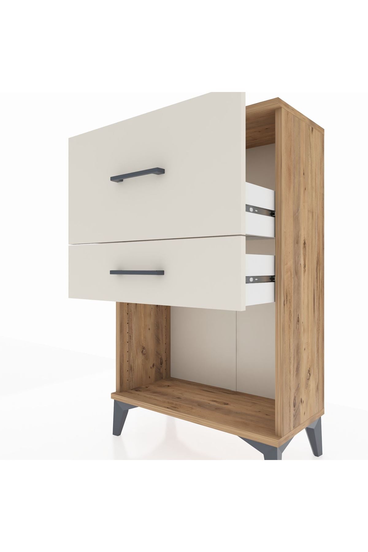 Arges Komodin 2 Çekmeceli 60x30x96 - S14M008V7A