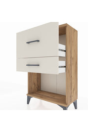 Arges Komodin 2 Çekmeceli 60x30x96 - S14M008V7A