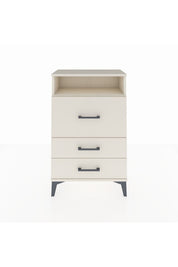 Arges Komodin Tek Raflı 3 Çekmeceli 60x30x96 - S14M009V1A