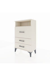 Arges Komodin Tek Raflı 3 Çekmeceli 60x30x96 - S14M009V1A