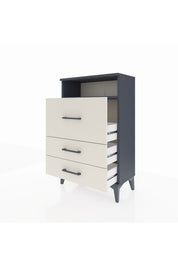 Arges Komodin Tek Raflı 3 Çekmeceli 60x30x96 - S14M009V4A