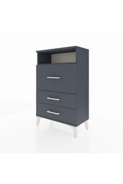 Arges Komodin Tek Raflı 3 Çekmeceli 60x30x96 - S14M009V5A