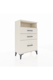 Arges Komodin Tek Raflı 3 Çekmeceli 60x30x96 - S14M010V1A