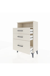 Arges Komodin Tek Raflı 3 Çekmeceli 60x30x96 - S14M010V1A
