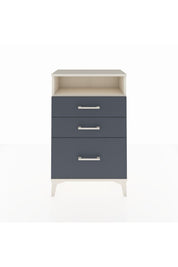 Arges Komodin Tek Raflı 3 Çekmeceli 60x30x96 - S14M010V2A