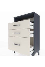 Arges Komodin Tek Raflı 3 Çekmeceli 60x30x96 - S14M010V4A