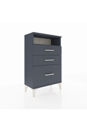 Arges Komodin Tek Raflı 3 Çekmeceli 60x30x96 - S14M010V5A