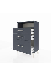 Arges Komodin Tek Raflı 3 Çekmeceli 60x30x96 - S14M010V5A