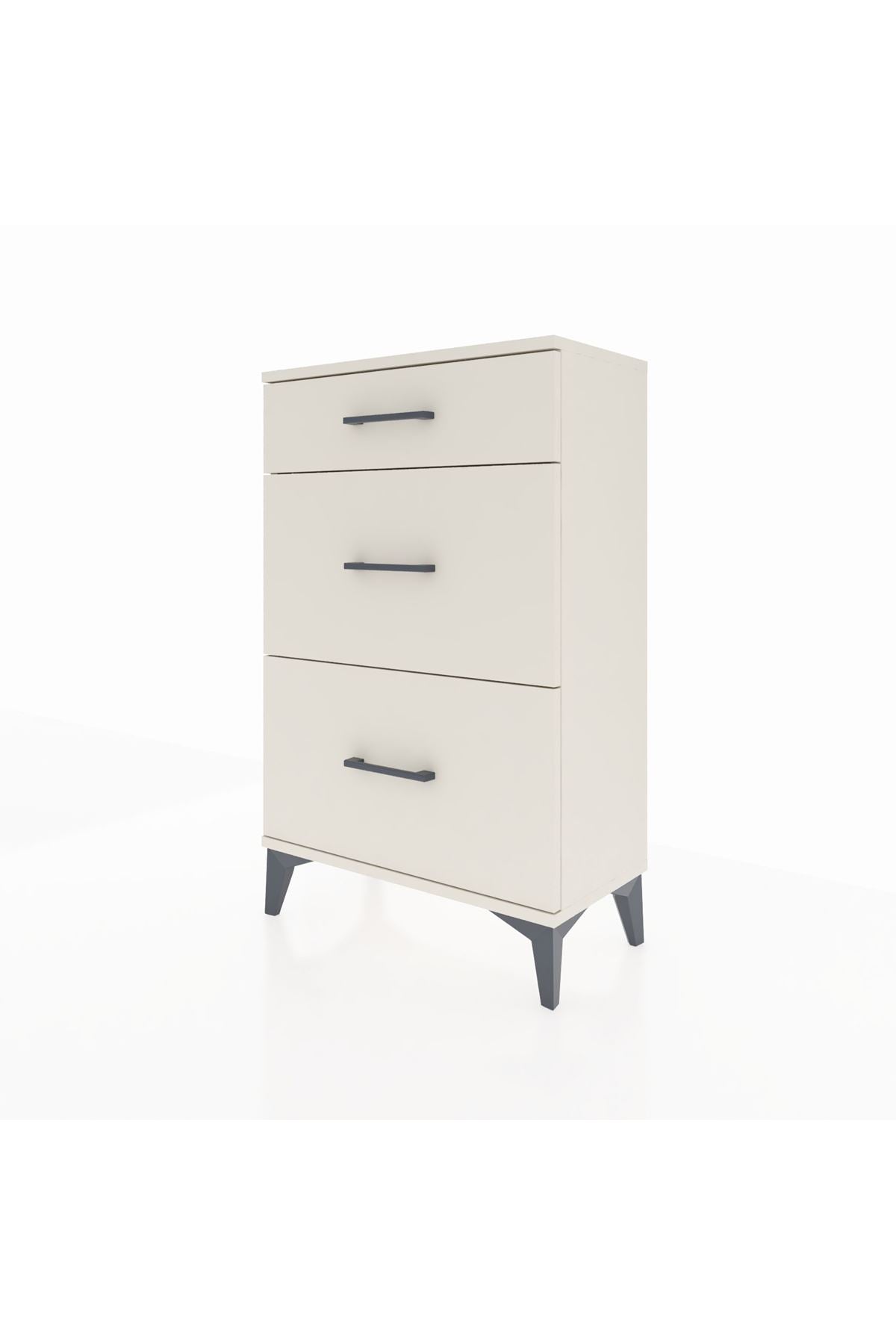 Arges Komodin 3 Çekmeceli 60x30x96 - S14M011V1A