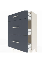 Arges Komodin 3 Çekmeceli 60x30x96 - S14M011V2A