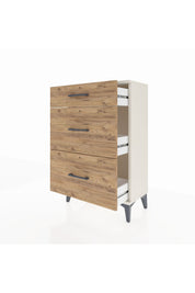Arges Komodin 3 Çekmeceli 60x30x96 - S14M011V3A