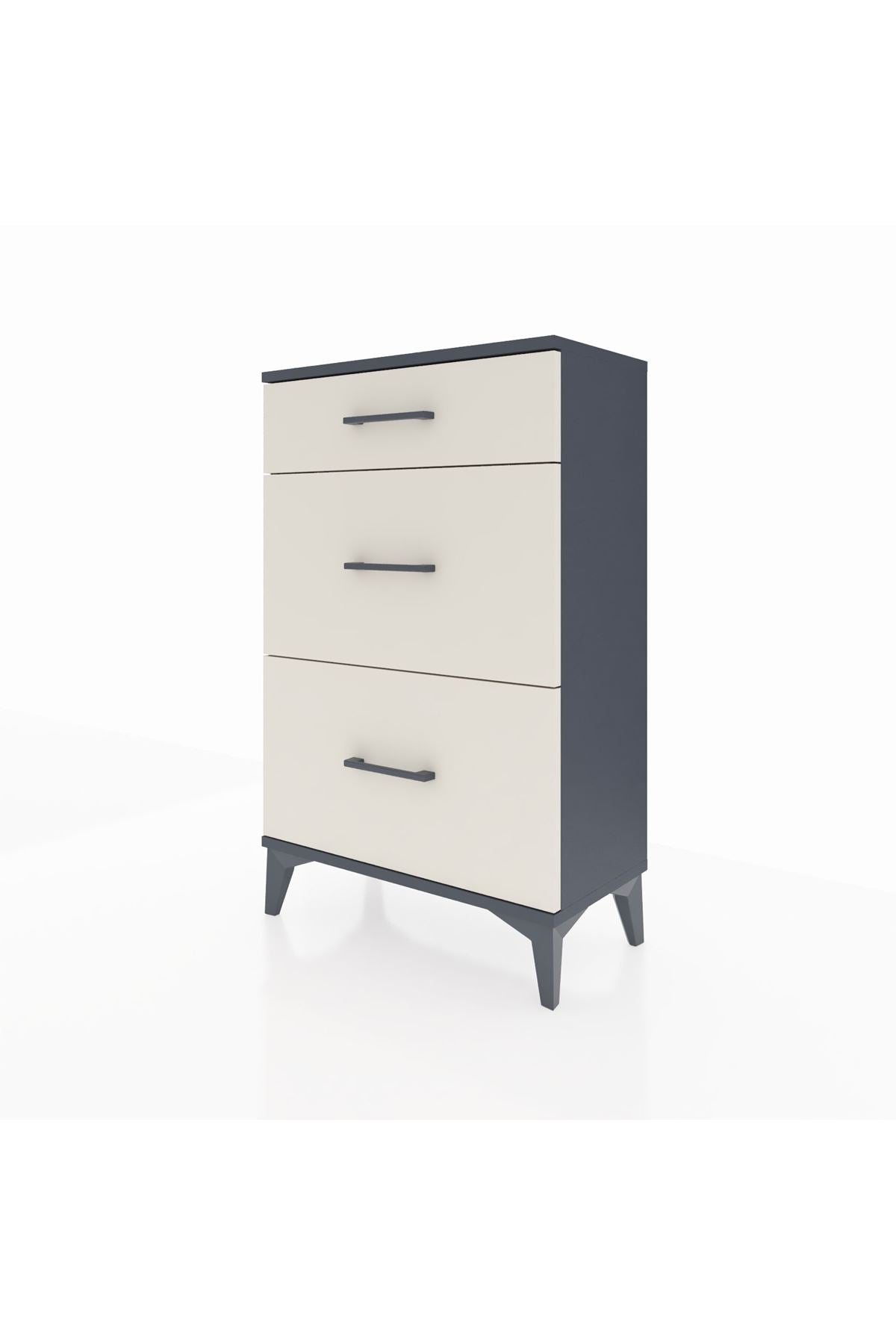 Arges Komodin 3 Çekmeceli 60x30x96 - S14M011V4A