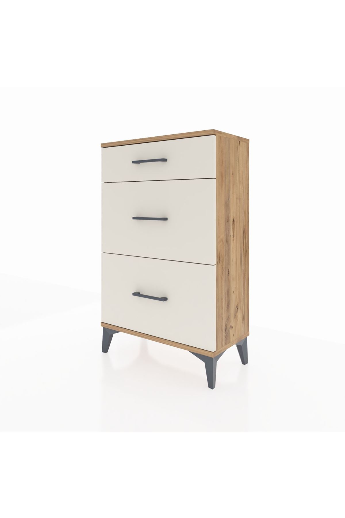 Arges Komodin 3 Çekmeceli 60x30x96 - S14M011V7A