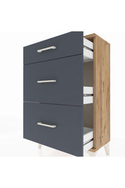 Arges Komodin 3 Çekmeceli 60x30x96 - S14M011V8A