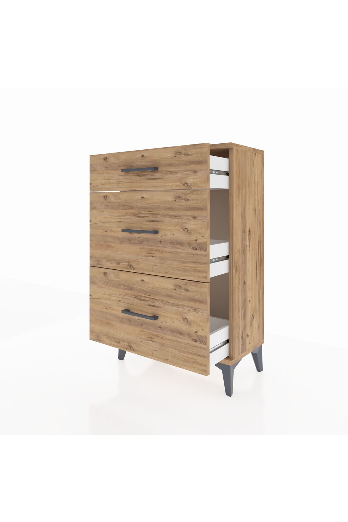 Arges Komodin 3 Çekmeceli 60x30x96 - S14M011V9A