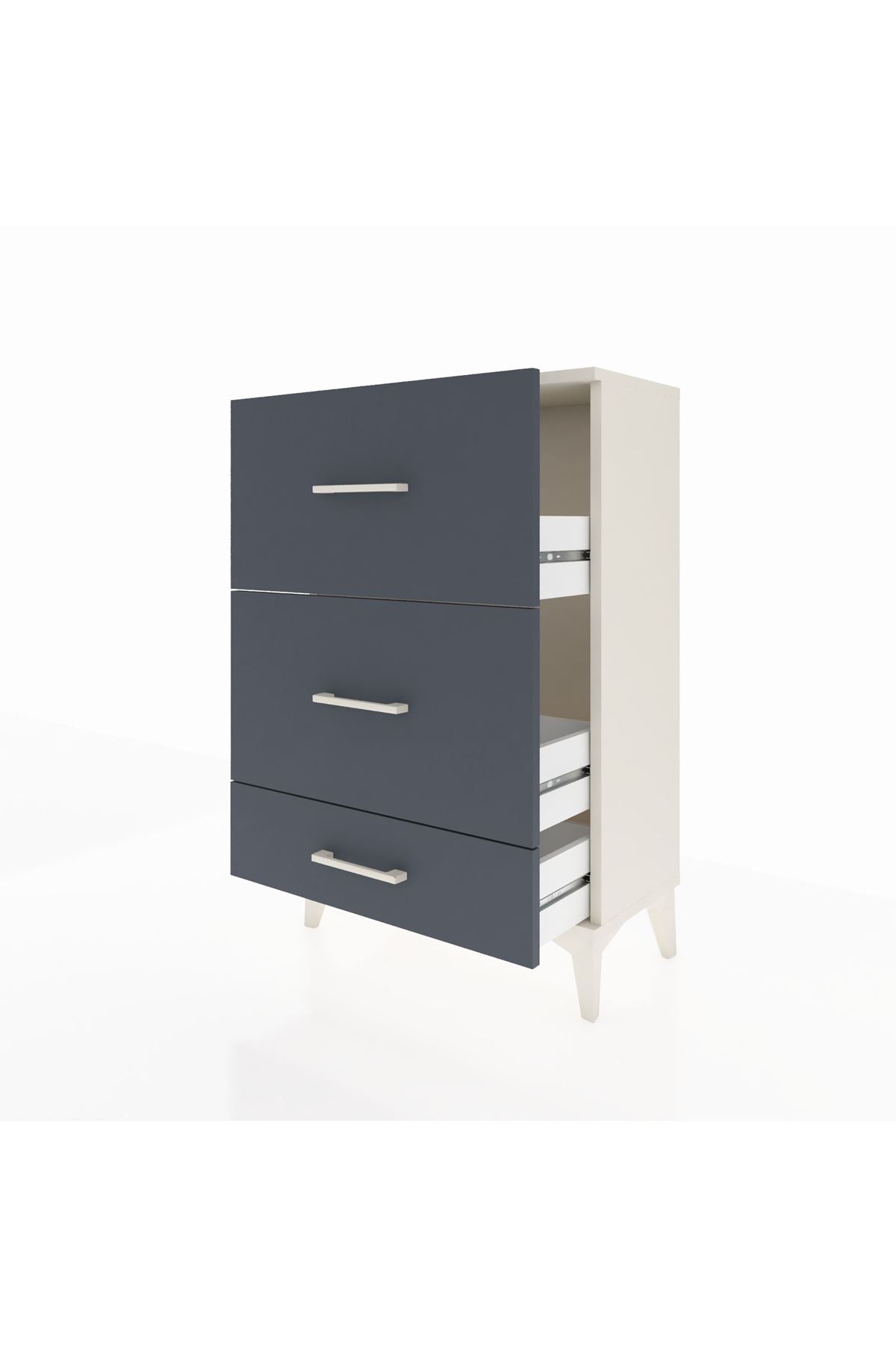 Arges Komodin 3 Çekmeceli 60x30x96 - S14M012V2A