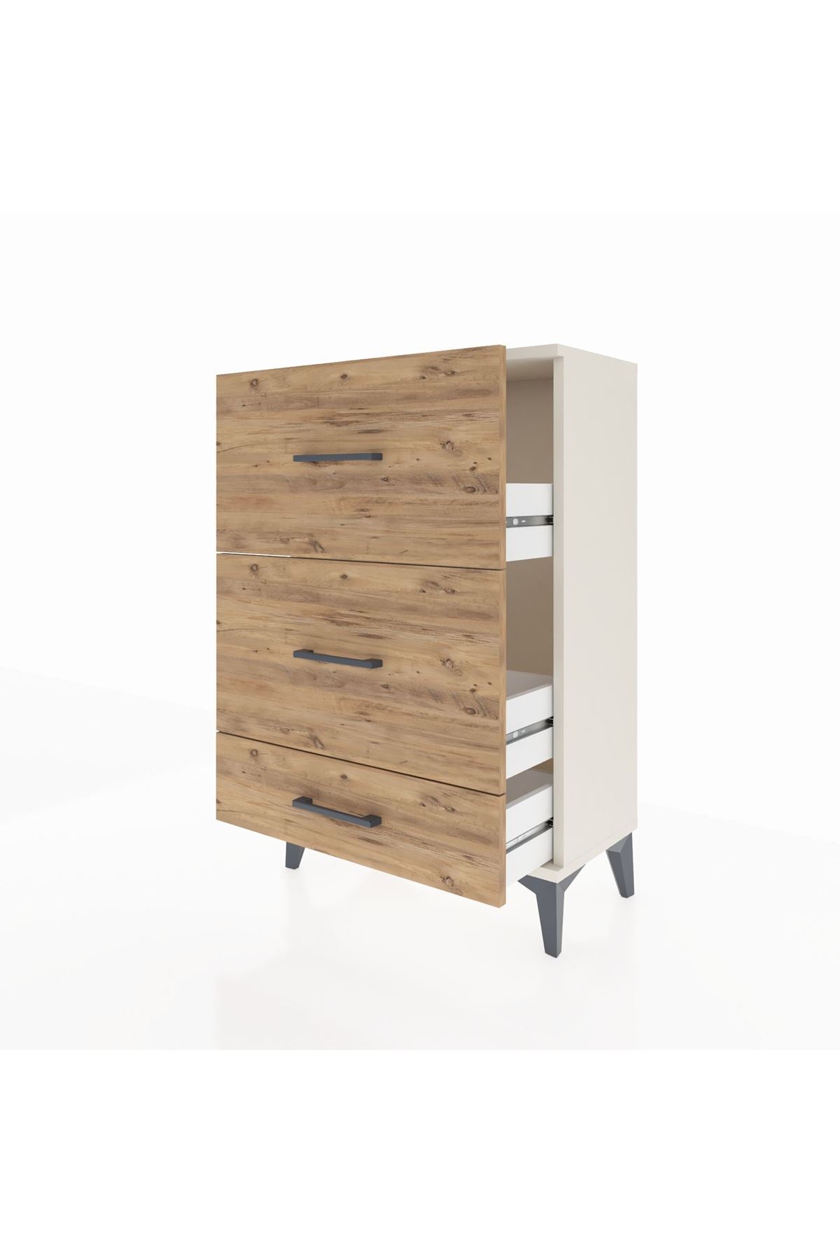 Arges Komodin 3 Çekmeceli 60x30x96 - S14M012V3A