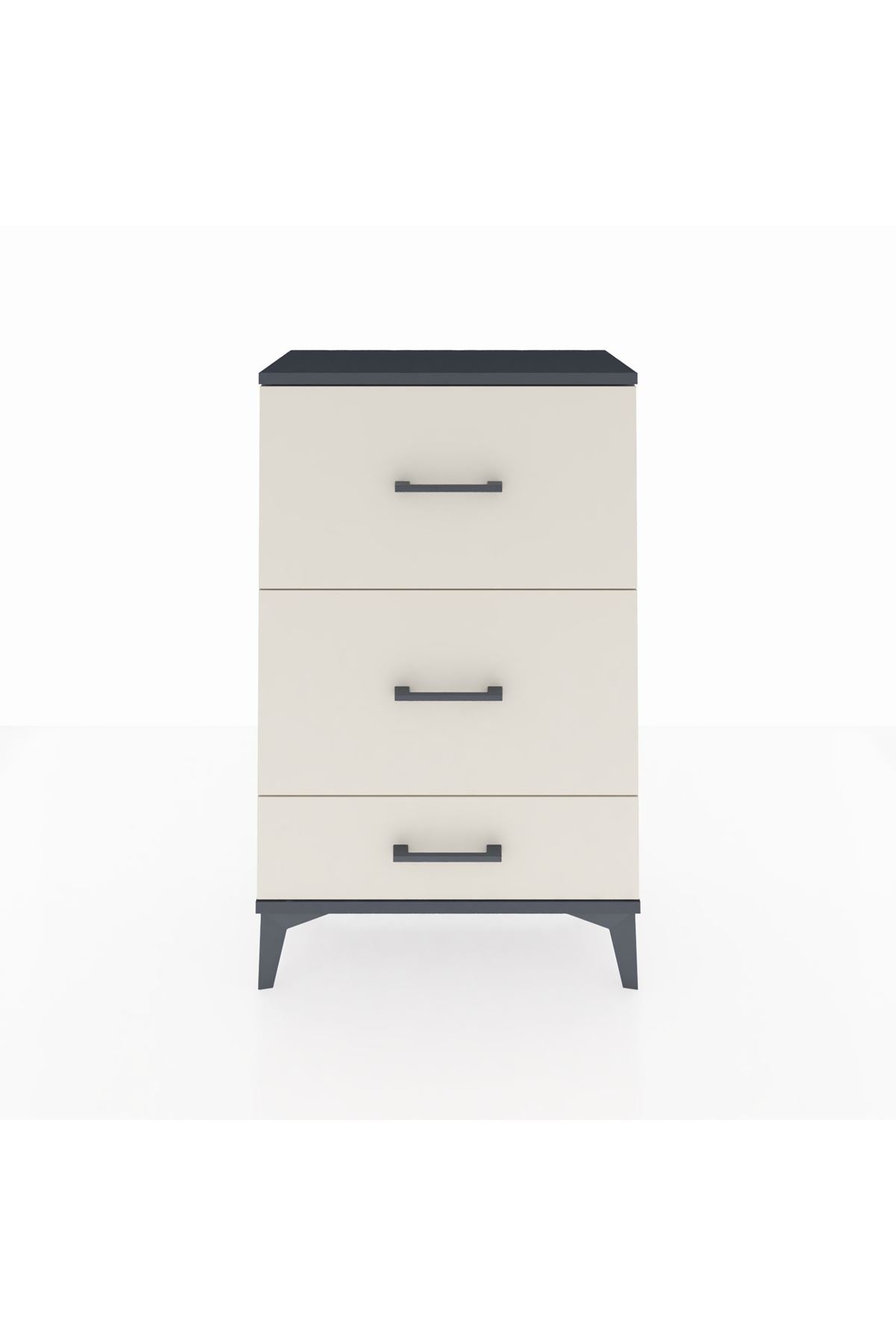Arges Komodin 3 Çekmeceli 60x30x96 - S14M012V4A