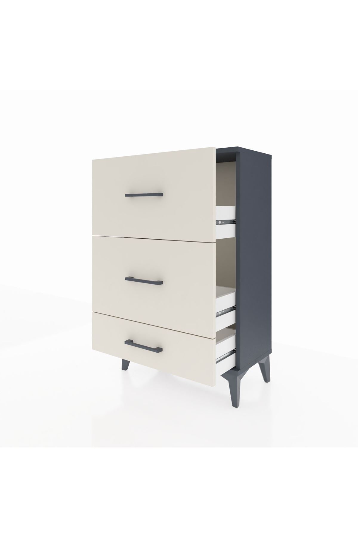 Arges Komodin 3 Çekmeceli 60x30x96 - S14M012V4A