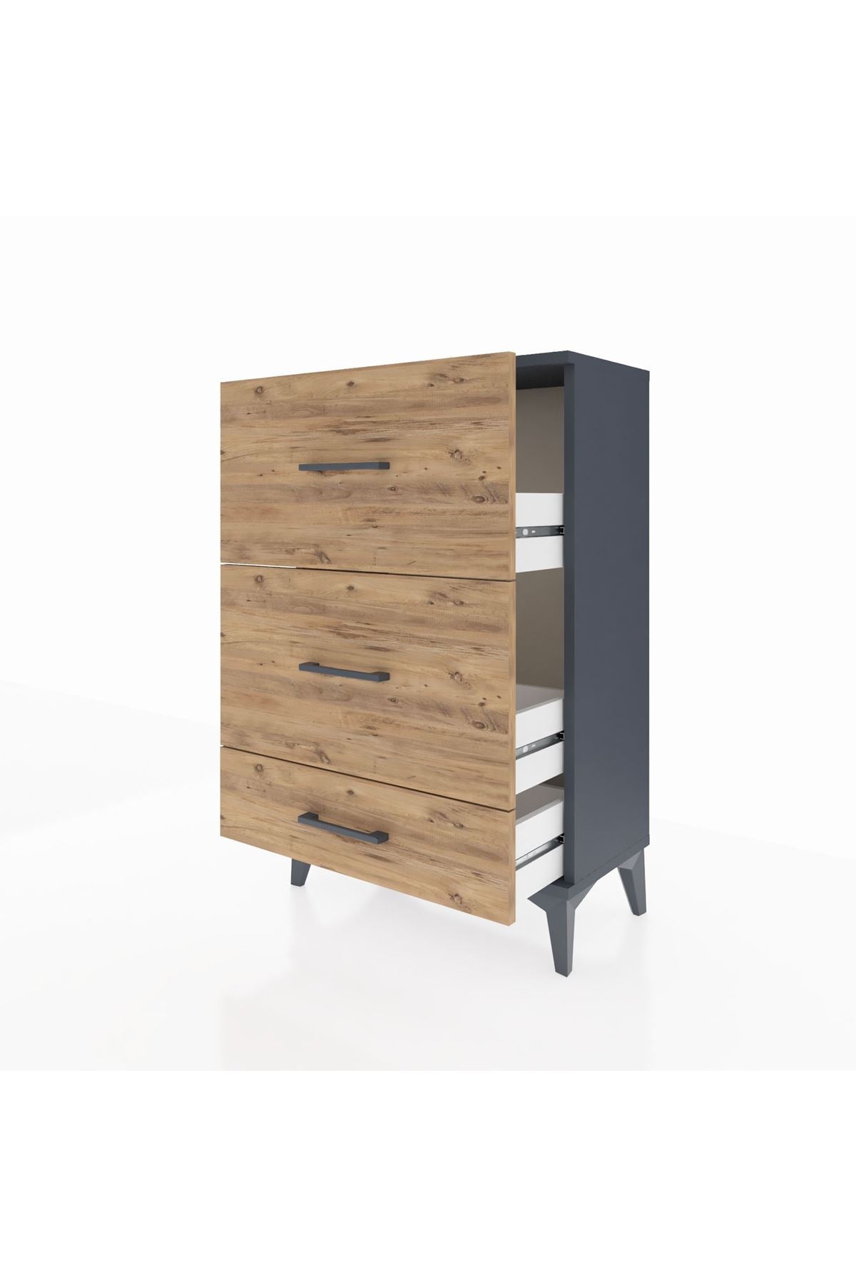 Arges Komodin 3 Çekmeceli 60x30x96 - S14M012V6A