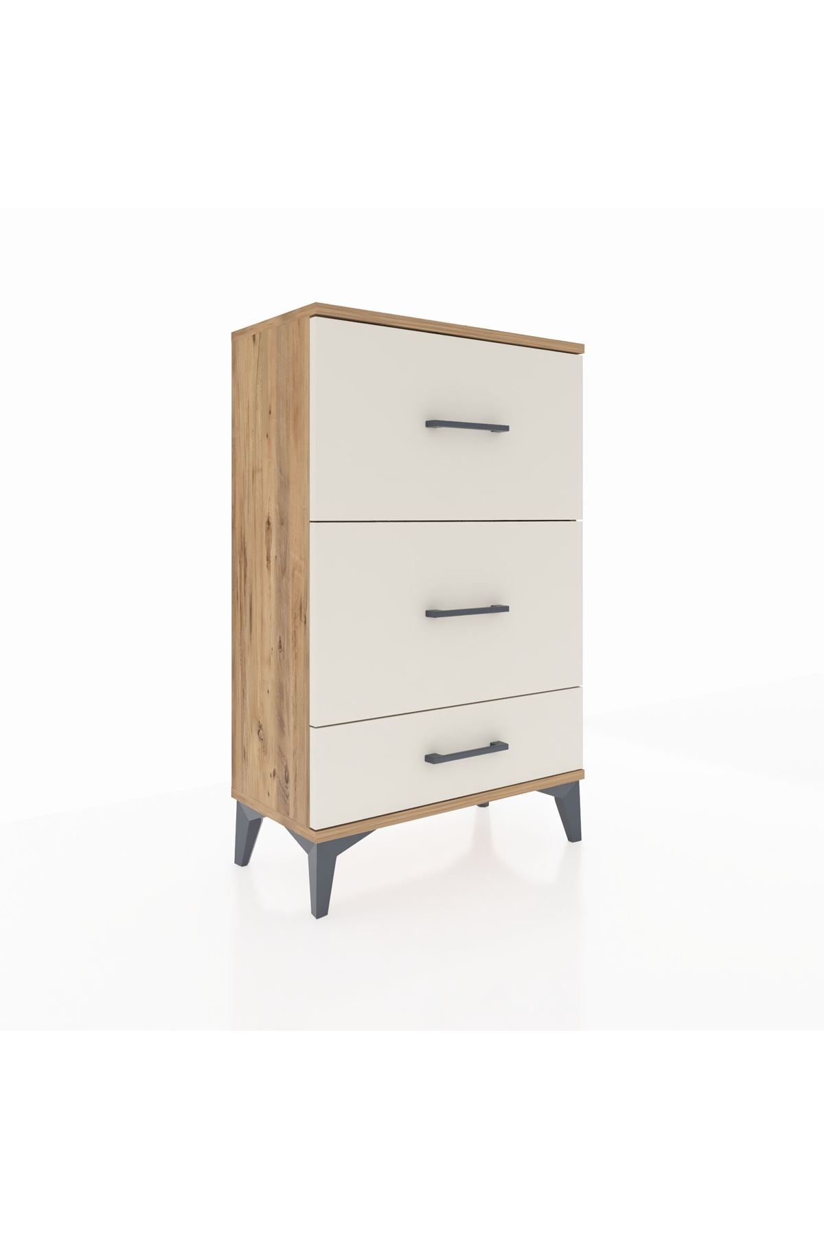 Arges Komodin 3 Çekmeceli 60x30x96 - S14M012V7A