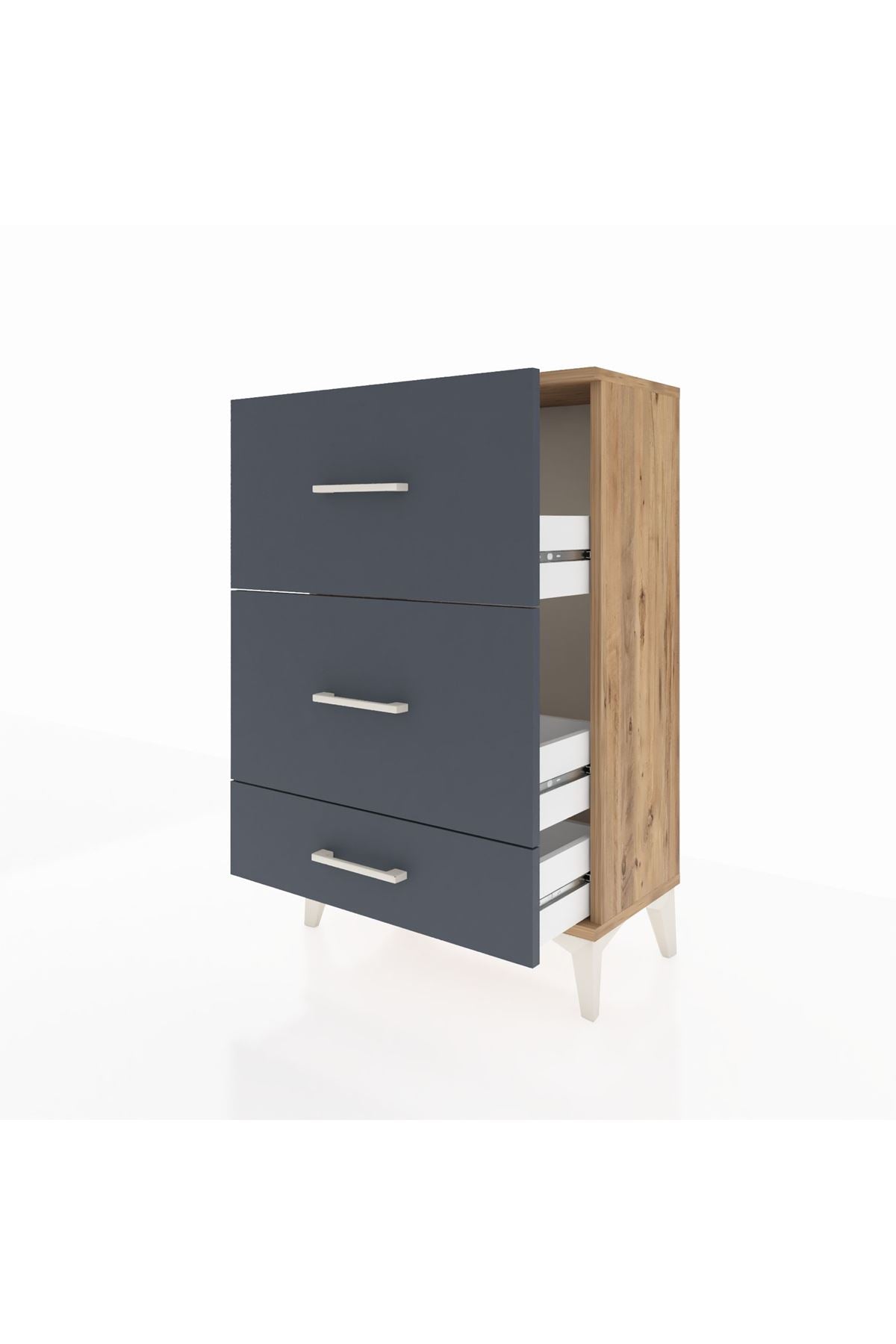 Arges Komodin 3 Çekmeceli 60x30x96 - S14M012V8A