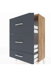 Arges Komodin 3 Çekmeceli 60x30x96 - S14M012V8A