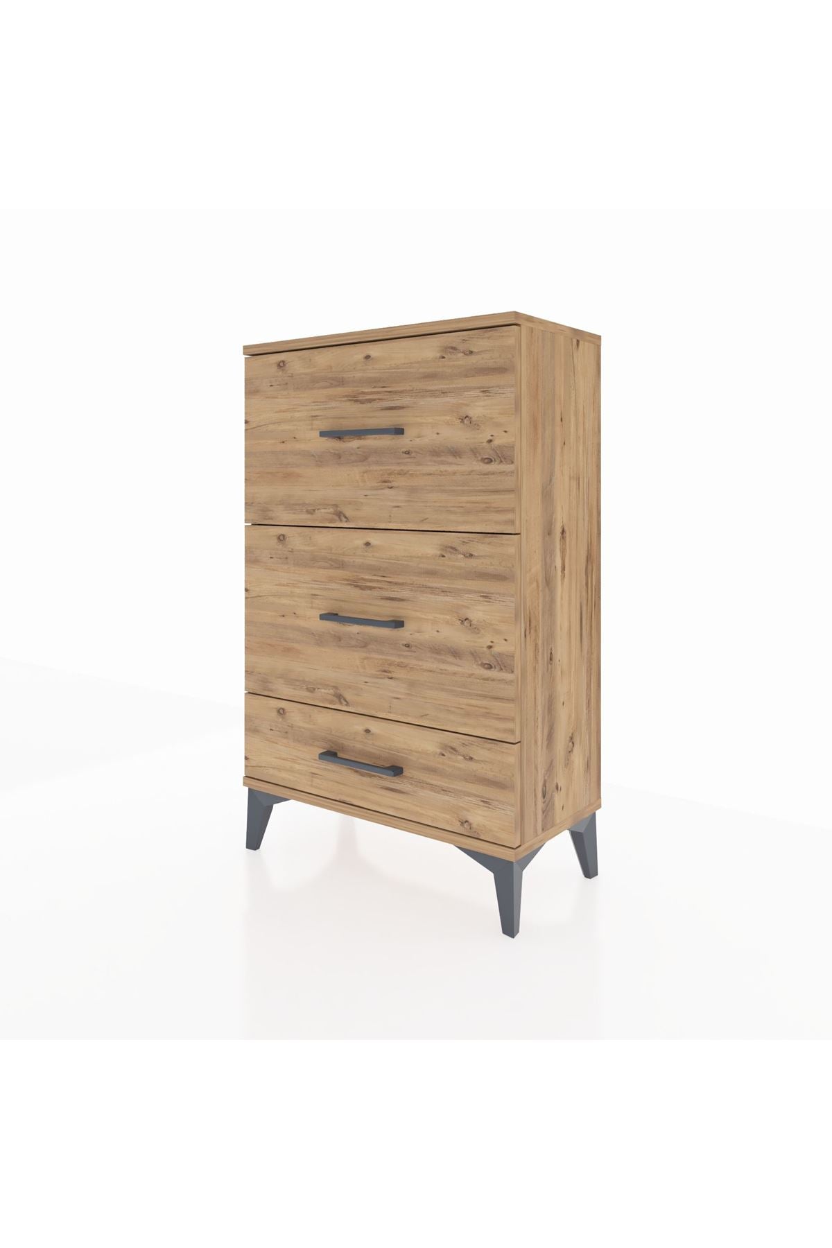 Arges Komodin 3 Çekmeceli 60x30x96 - S14M012V9A