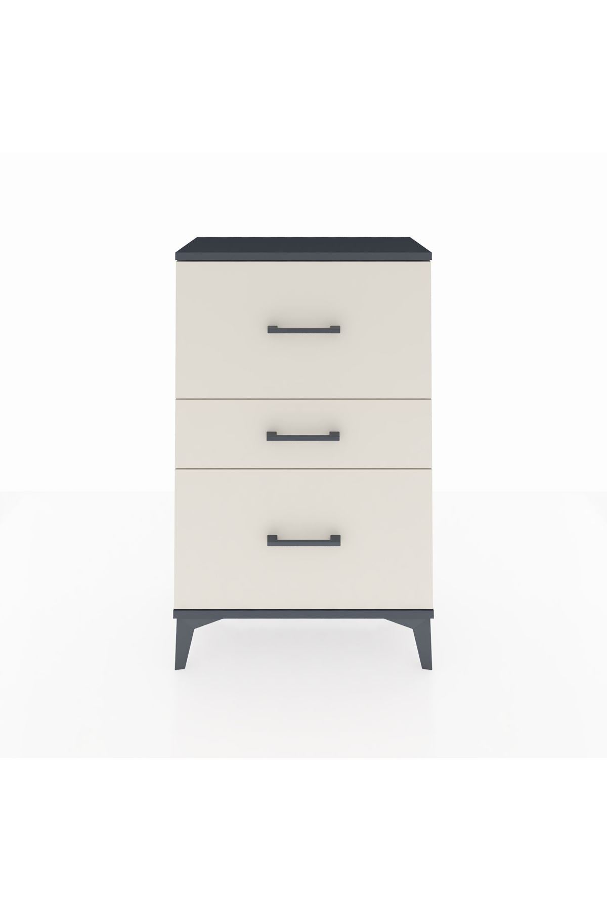 Arges Komodin 3 Çekmeceli 60x30x96 - S14M013V4A