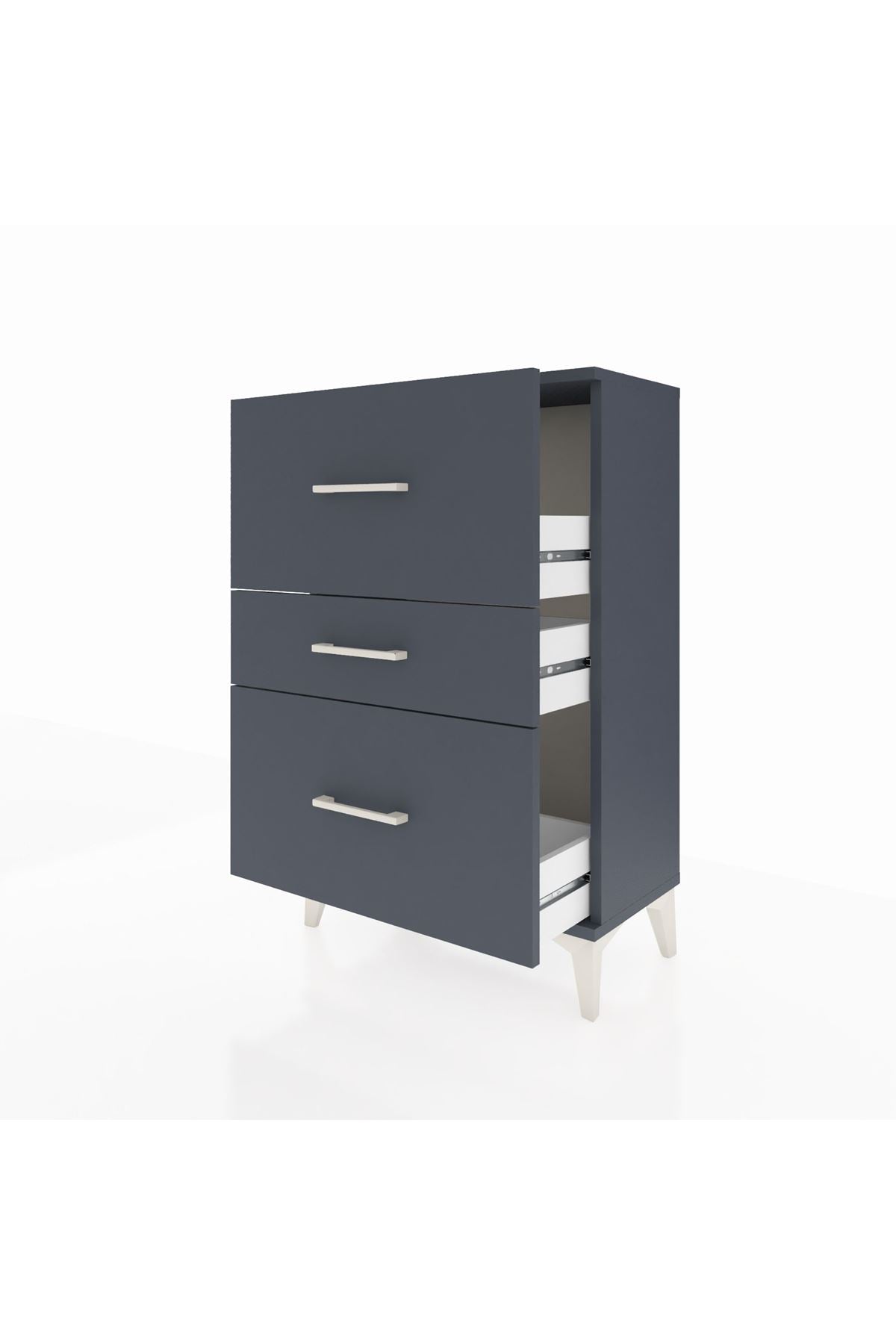 Arges Komodin 3 Çekmeceli 60x30x96 - S14M013V5A