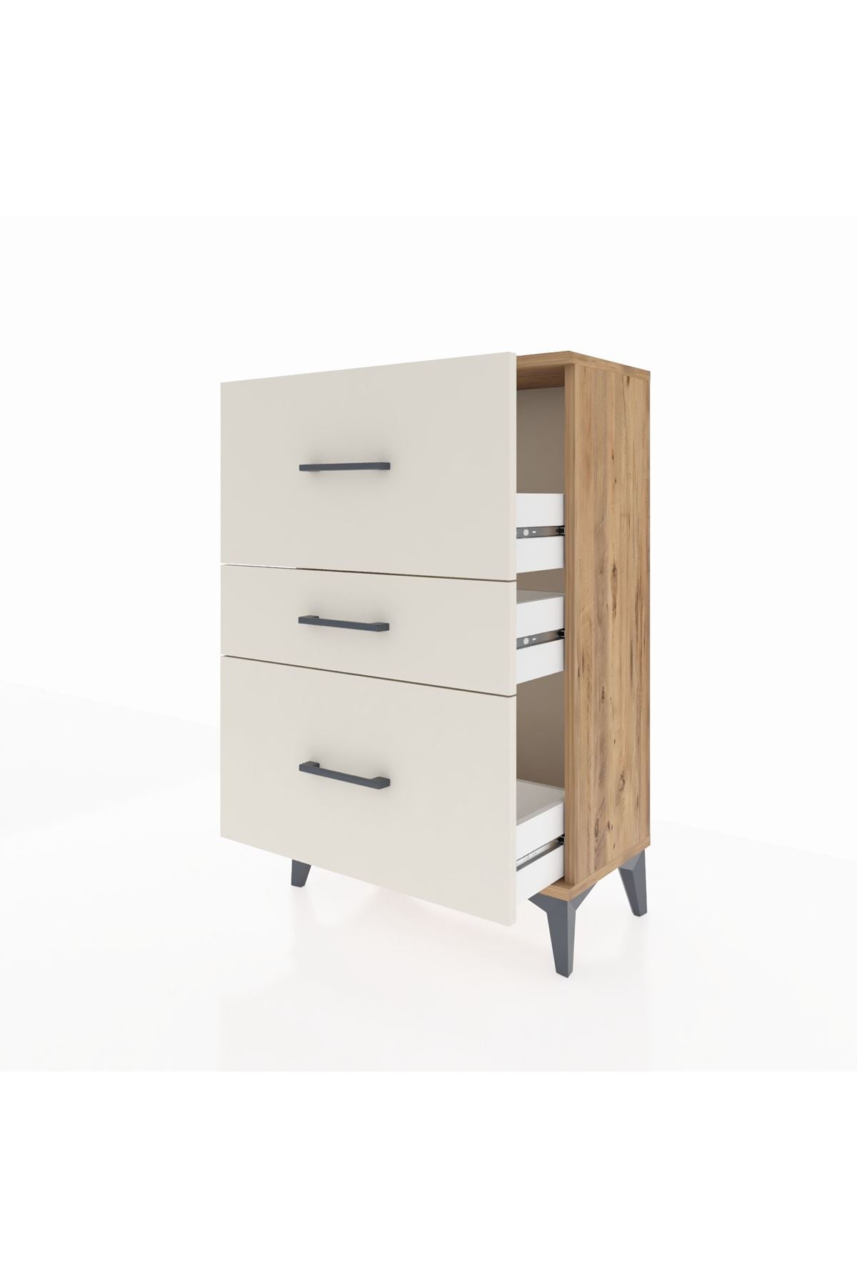 Arges Komodin 3 Çekmeceli 60x30x96 - S14M013V7A
