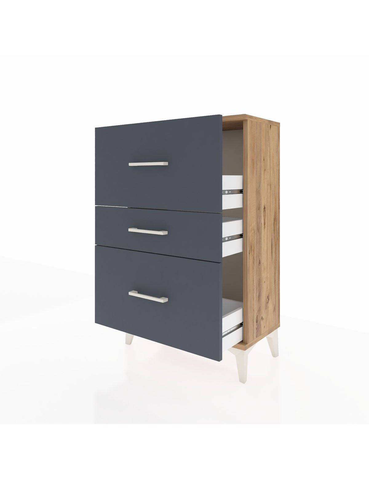 Arges Komodin 3 Çekmeceli 60x30x96 - S14M013V8A