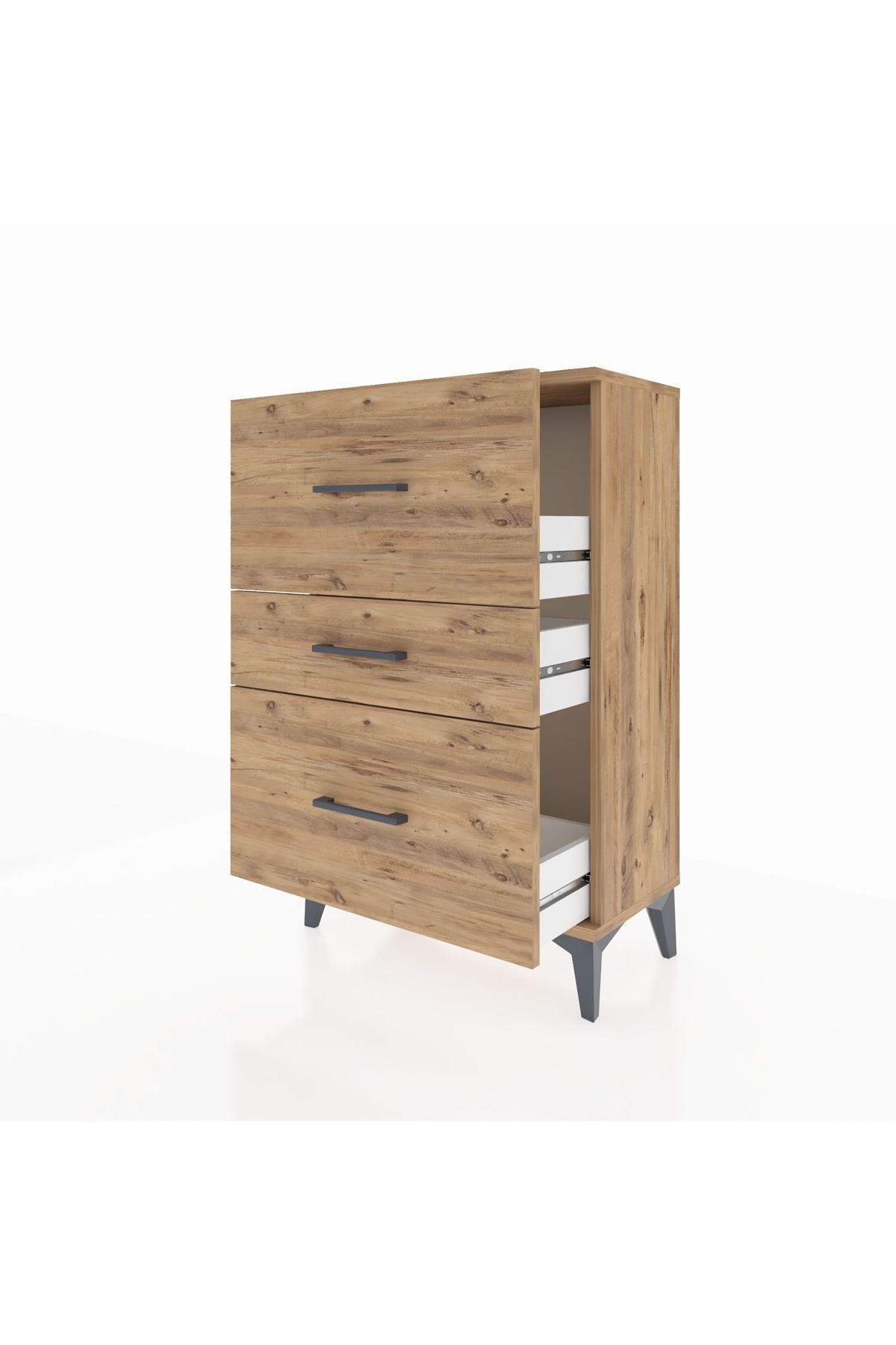 Arges Komodin 3 Çekmeceli 60x30x96 - S14M013V9A