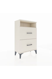 Arges Komodin Tek Raflı 2 Çekmeceli 60x30x96 - S14M014V1A
