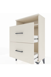 Arges Komodin Tek Raflı 2 Çekmeceli 60x30x96 - S14M014V1A