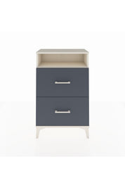 Arges Komodin Tek Raflı 2 Çekmeceli 60x30x96 - S14M014V2A
