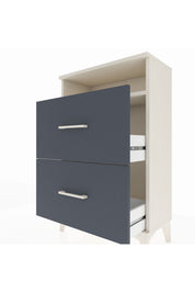 Arges Komodin Tek Raflı 2 Çekmeceli 60x30x96 - S14M014V2A