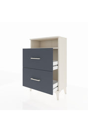 Arges Komodin Tek Raflı 2 Çekmeceli 60x30x96 - S14M014V2A