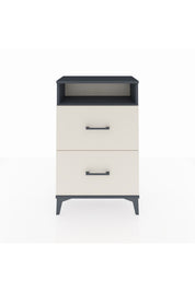 Arges Komodin Tek Raflı 2 Çekmeceli 60x30x96 - S14M014V4A
