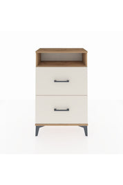 Arges Komodin Tek Raflı 2 Çekmeceli 60x30x96 - S14M014V7A