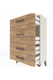 Arges Komodin 4 Çekmeceli 60x30x96 - S14M015V3A