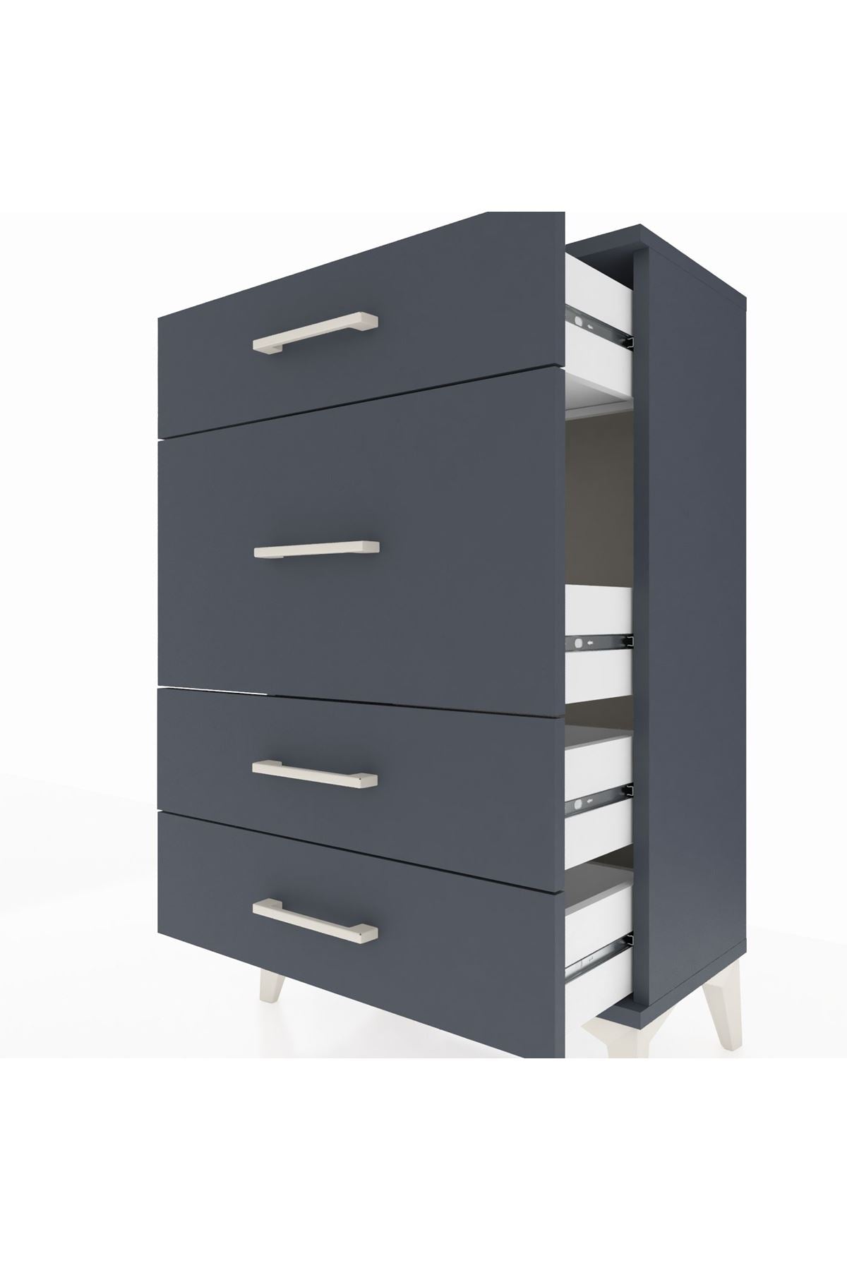 Arges Komodin 4 Çekmeceli 60x30x96 - S14M015V5A