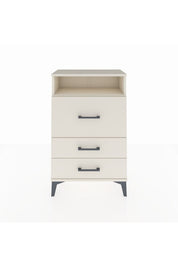 Arges Komodin Tek Raflı 3 Çekmeceli 60x30x96 - S14M016V1A