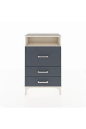 Arges Komodin Tek Raflı 3 Çekmeceli 60x30x96 - S14M016V2A